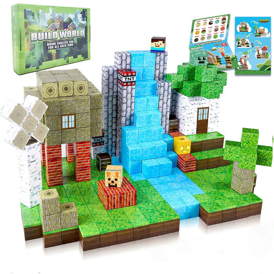 Magnetic Building Blocks - Minecraft Mini World